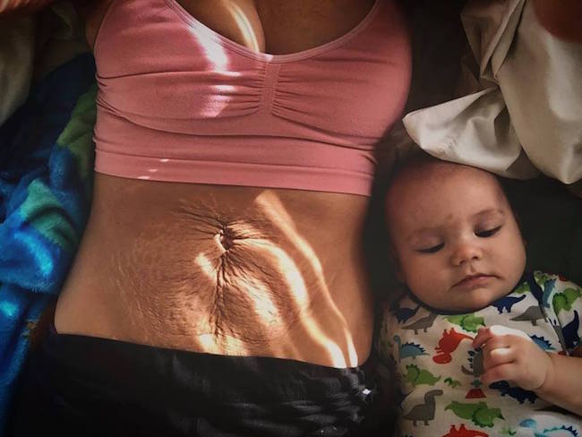 Mom Posts Photo Of Her Baby And What She Calls The "Dark Side"