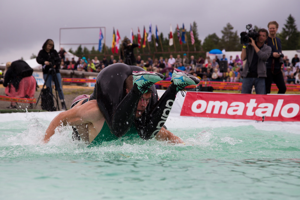 Annual Wife-Carrying Race Draws Crowd with Strange Grand Prize