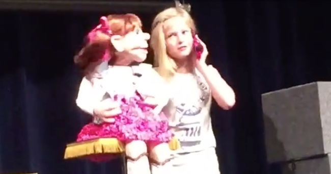 Hilarious Young Ventriloquist Steals Show, but Wait Until She Yodels!