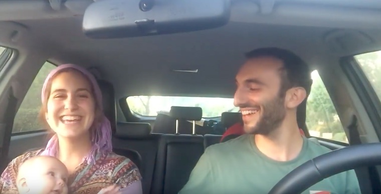 Israeli Couple Sings Inspiring Song of Hope A Capella, Their Baby Has the Sweetest Reaction