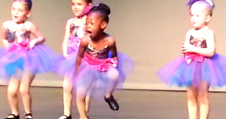 Girl Refuses To Do Tap Dancing Routine, Makes Up Her Own That Has Viewers Cracking Up