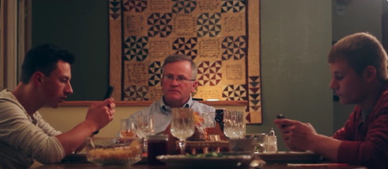 Father Has Hilarious Response To Sons Who Decide To Text During Dinner