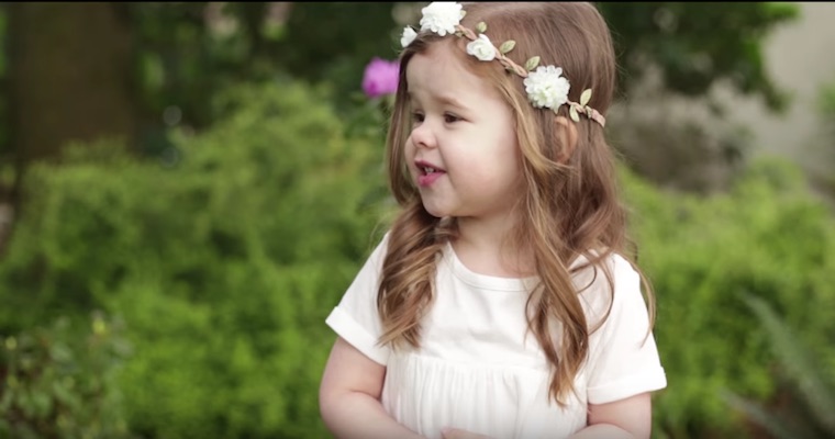 3-Year-Old Girl Sings Easter Song “Gethsemane” And It Will Absolutely Melt Your Heart