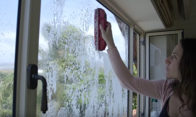 The Glider: Clean Your Outside Windows from Inside Your Home