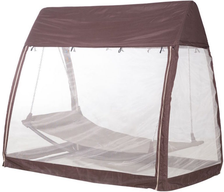 Abba Patio Swing Hammock with Mosquito Net Keep Critters Away While