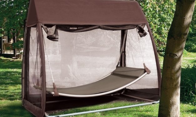 Abba Patio Swing Hammock with Mosquito Net: Keep Critters Away While You Relax