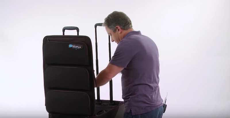 The Shelfpack - A Revolutionary Suitcase With Integrated Shelves For ...