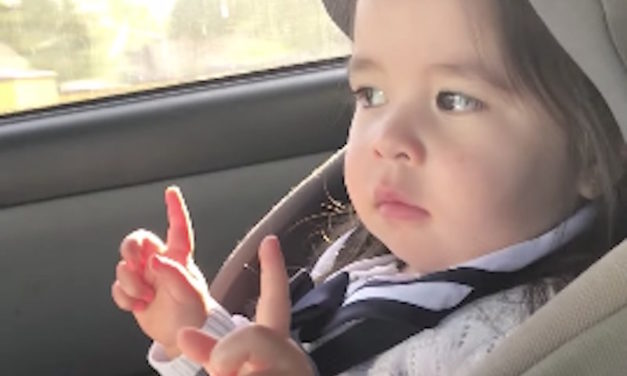 Toddler Goes Viral After Hitting Dance Moves At The Perfect Beat Drop Of “Uptown Funk”