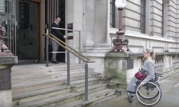 To Help People in Wheelchairs, Allgood Trio Creates Stairs That Transform into a Lift by the Push of a Button