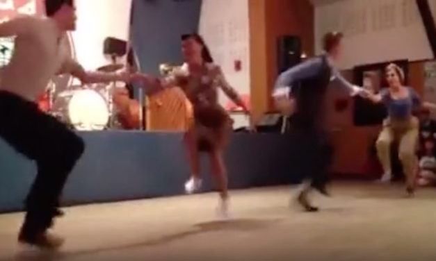 Two Talented Couples Show Off Their “Boogie-Woogie” Dancing Skills To The Crowd
