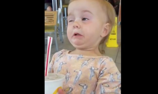 Dad Gives Her Baby Girl Her 1st Sip of Soda, Her Immediate Reaction Has Everyone in Stitches