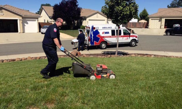 Elderly Father Is Rushed to the Hospital. When He Returns, He’s Stunned to See the First Responders Mowed His Lawn