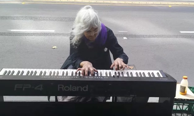 Elderly Woman Sits Down to Play Piano on the Street, Delivers Masterpiece No One’s Ever Heard