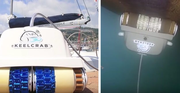 Keelcrab Sail One: Underwater Drone That Cleans and Inspects Your Hull