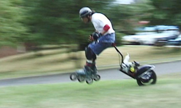 The Roller Cycle: Personal Power Accelerator That Propels You 25MPH