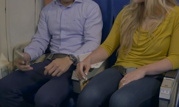The Soarigami Portable Armrest – Double Your Armrest Space on the Plane