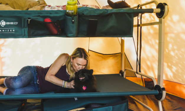 Disc-O-Bed: Portable Bunk Bed That Doubles as a Couch in the Wild