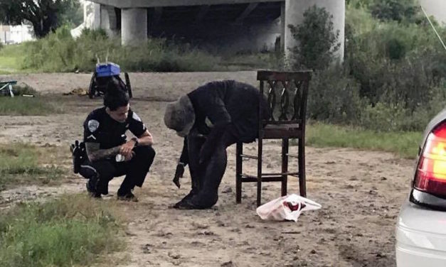 Cop Pulls Over for Hunched Woman in Chair, Looks at Her Legs and Reveals Truth to Everyone