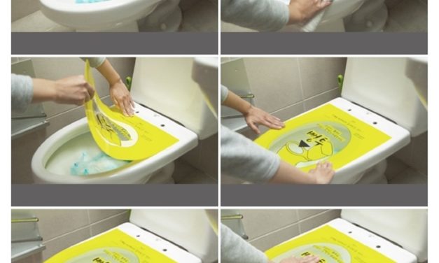 Pongtu Toilet Disposable Sticker: Unclog Your Toilet By Pressing It Down