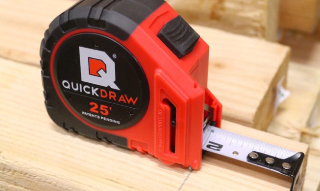QUICKDRAW Self-Marking Tape Measure: Mark and Measure at the Same Time