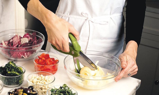 Trudeau Toss and Chop: Easily Chop Fruits and Veggies Right in the Bowl