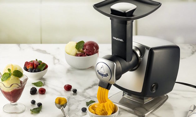 Gourmia Automatic Frozen Dessert Maker: Create Your Own Healthy Frozen Desserts Quickly and Easily