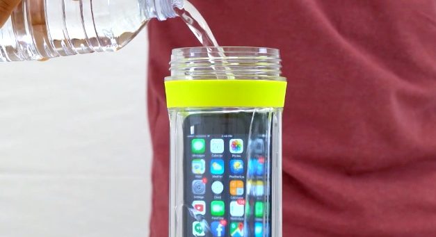Sport iPhone Water Bottle: Keep Your Phone Secure While You Work Out