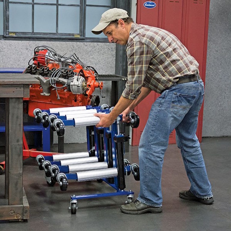 Eastwood Hydraulic Wheel Dolly Maximize Your Garage Space While
