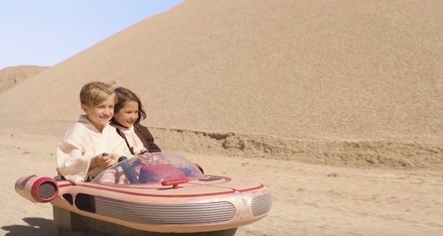 Star Wars Landspeeder: Podrace Like Luke Skywalker in This Film-Accurate Vehicle