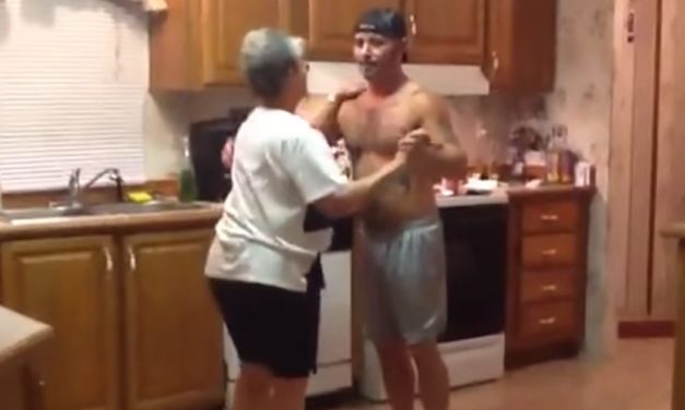 Mom and Son Can’t Sleep, Decide to Boogie It Out in Thrilling Performance