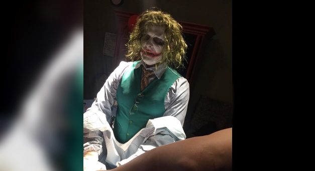 Pregnant Woman’s Water Breaks, the Joker Shows Up and Delivers Her Baby