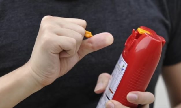 Laswell FireFighters: Compact, Powerful Fire Extinguishers Fit in the Palm of Your Hand