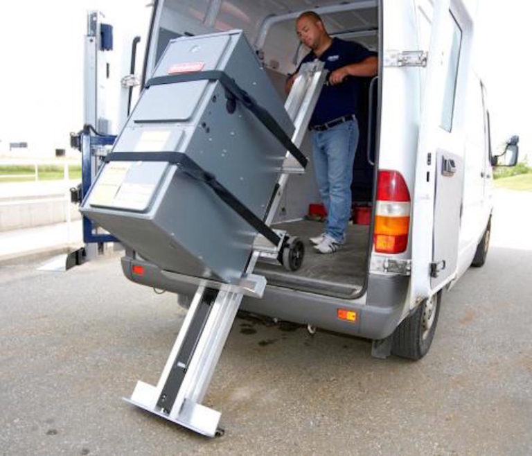 PowerMate Stair Climbing Hand Truck Safely Transport Heavy Appliances