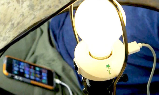 Olens LampChamp: Turn Any Lamp into a USB Charging Station