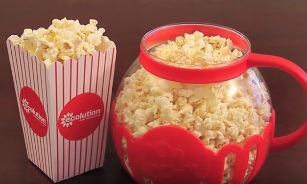 Ecolution Micro-Pop: Popcorn Popper with Multi Purpose Lid