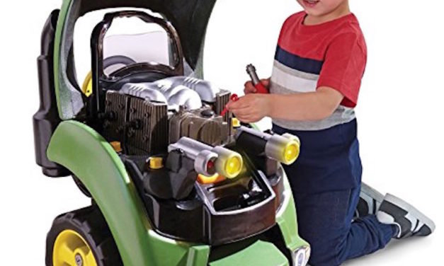 John Deere Kids Tractor Engine: Tractor Repair Set Lets Your Kid Work on Their Own Tractor