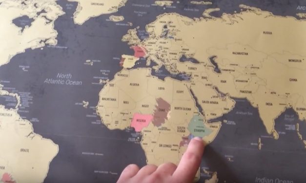 Scratchable World Map: Track Your Adventures and Remember Them Forever