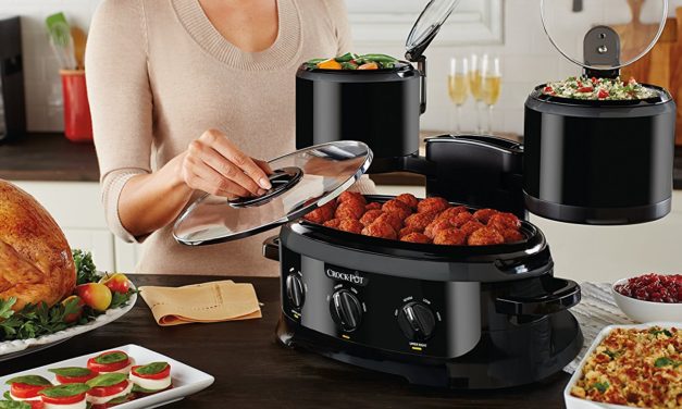 Swing and Serve Crock-Pot: Cook and Serve 3 Different Foods with One Appliance