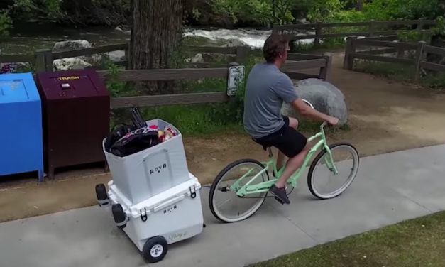 Rovr RollR: Cooler Attaches to Your Bike for Easy Transport