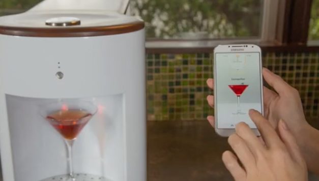 Somabar: Automated Robotic Bartender That Is Wi-Fi Connected