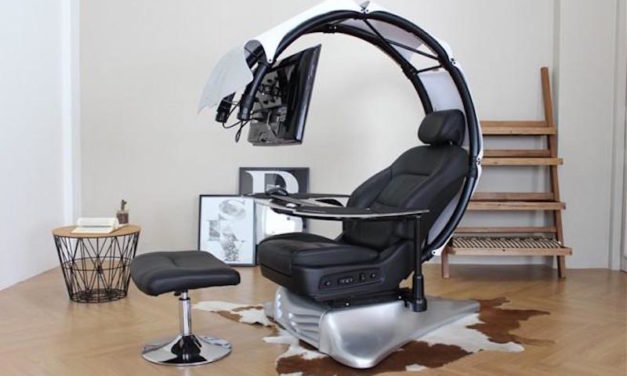 Droian Ergonomic Computer Workstation: Work on Your Projects Distraction-Free