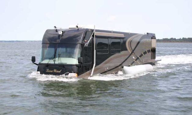 Terra Wind: The Motor Coach That Can Ride on Water