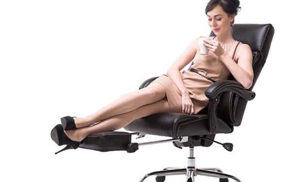 VIVA OFFICE Leather Recliner Office Chair: Work at the Office Comfortably