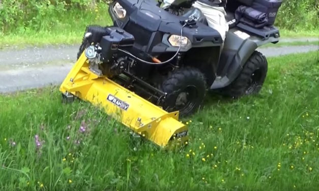 RAMMY Flail Mower 120: Lawn Mower Attaches to 4×4 ATVs